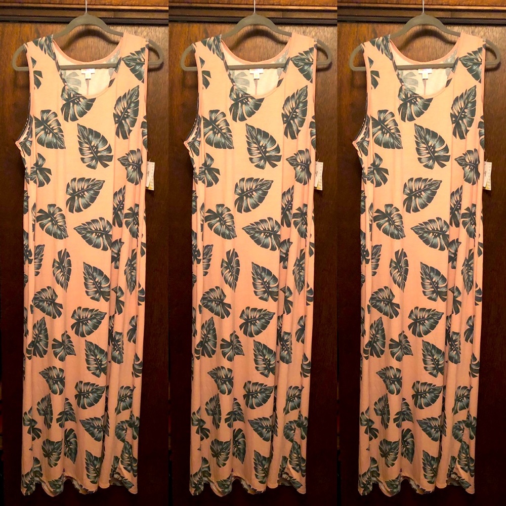 Dani LuLaRoe maxi dress 3x Palm